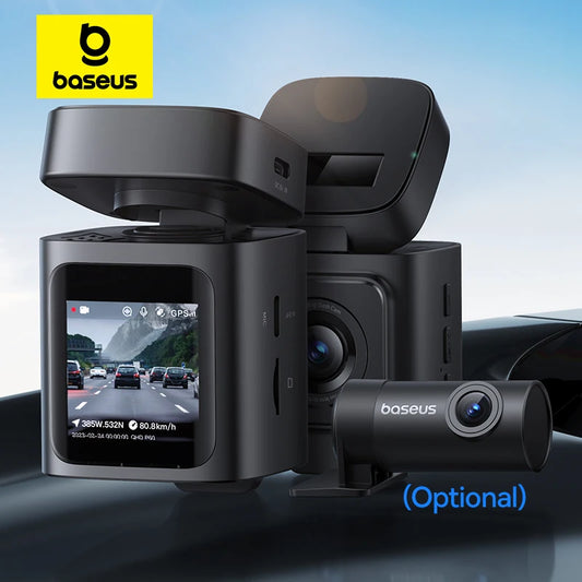 Baseus 3K Dash Cam VD1 Front and Rear Camera HD Built-in GPS Galileo Supercapacitor Car DVR Car Camera Recorder Supports 24H Parking