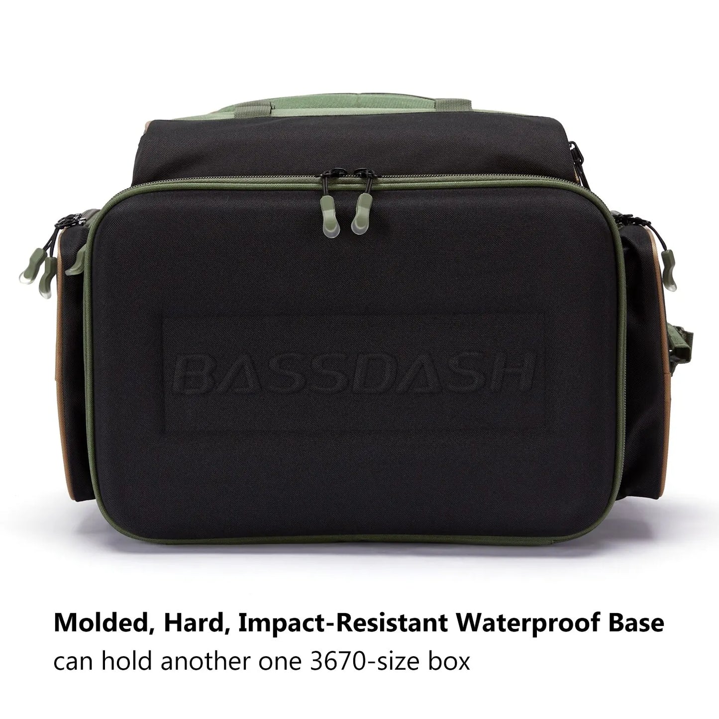 Bassdash Multifonctionnel De Pêche Sac À Dos Léger Tactique Doux S'attaquer Boîte avec Housse De Protection Pluie