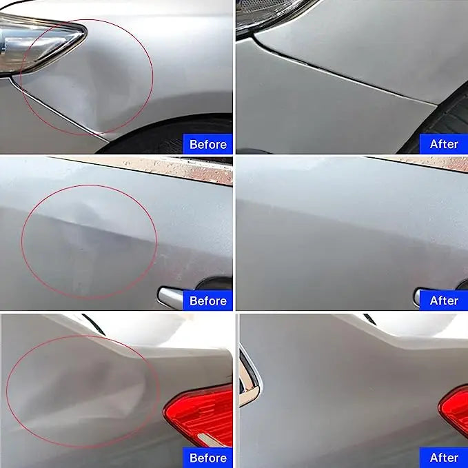 Kit d'extraction de plastique pour carrosserie de voiture, feuille métallique sans peinture, outils de réparation pour enlever les fosses de grêle, ensemble de ventouses chaudes de plusieurs tailles