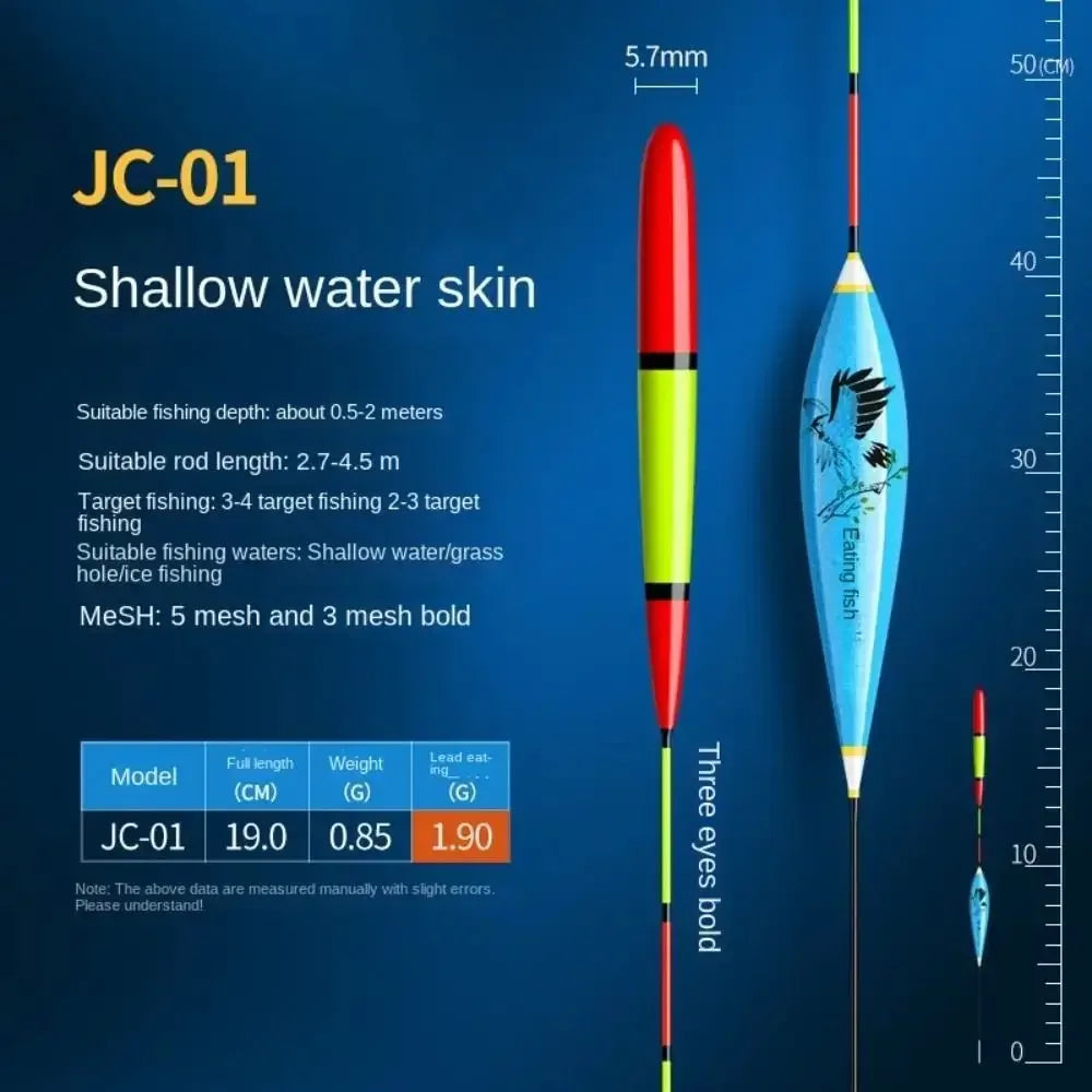 Triangular tail fishing float, high buoyancy, high quality, stable, high sensitivity, vertical buoy, composite feature
