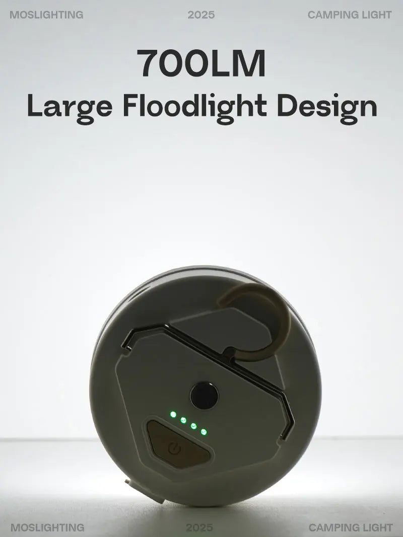 MOSLIGHTING extérieur LED Camping lumière 4 Modes MiNi Portable accrocher tente lampe USB Rechargeable Portable étanche lumière de secours