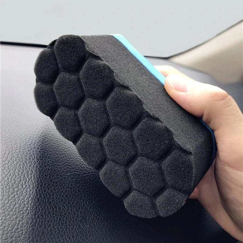 Éponge de lavage de voiture, 2 pièces, outils de nettoyage de Coche, entretien automobile, mousse de cire, tampon de polissage, cire de détail de voiture, polisseuses de Voiture