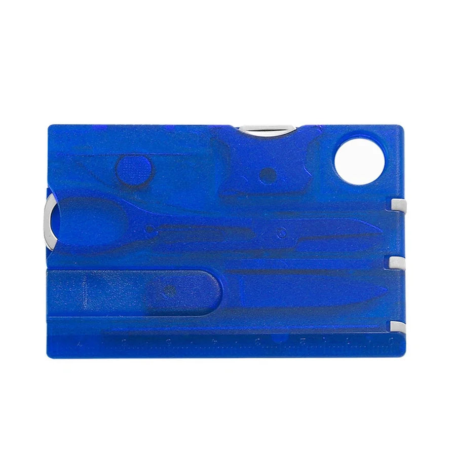 Multi-outils de poche Ultra fins 12 en 1, format carte de crédit, Camping en plein air, randonnée, équipement de survie, équipement EDC, cadeau