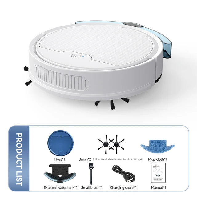 New 3-in-1 Sweep and Vacuum Cleaner Cordless Smart Sweeping Robot Home Sweeper Sweeping Robots for Home