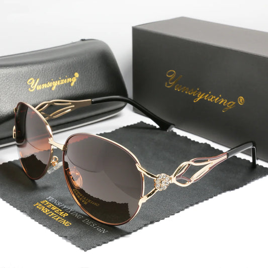 YSYX Butterfly Polarized Sunglasses for Women, Luxury UV400 Driving Sunglasses, Fashion Eyewear 2023
