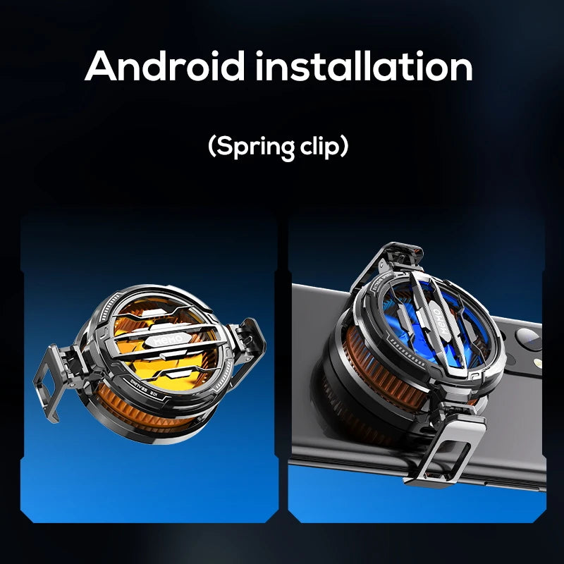 Refroidisseur téléphone semi-conducteur magnétique/clip — refroidissement rapide, gaming, diffusion en direct