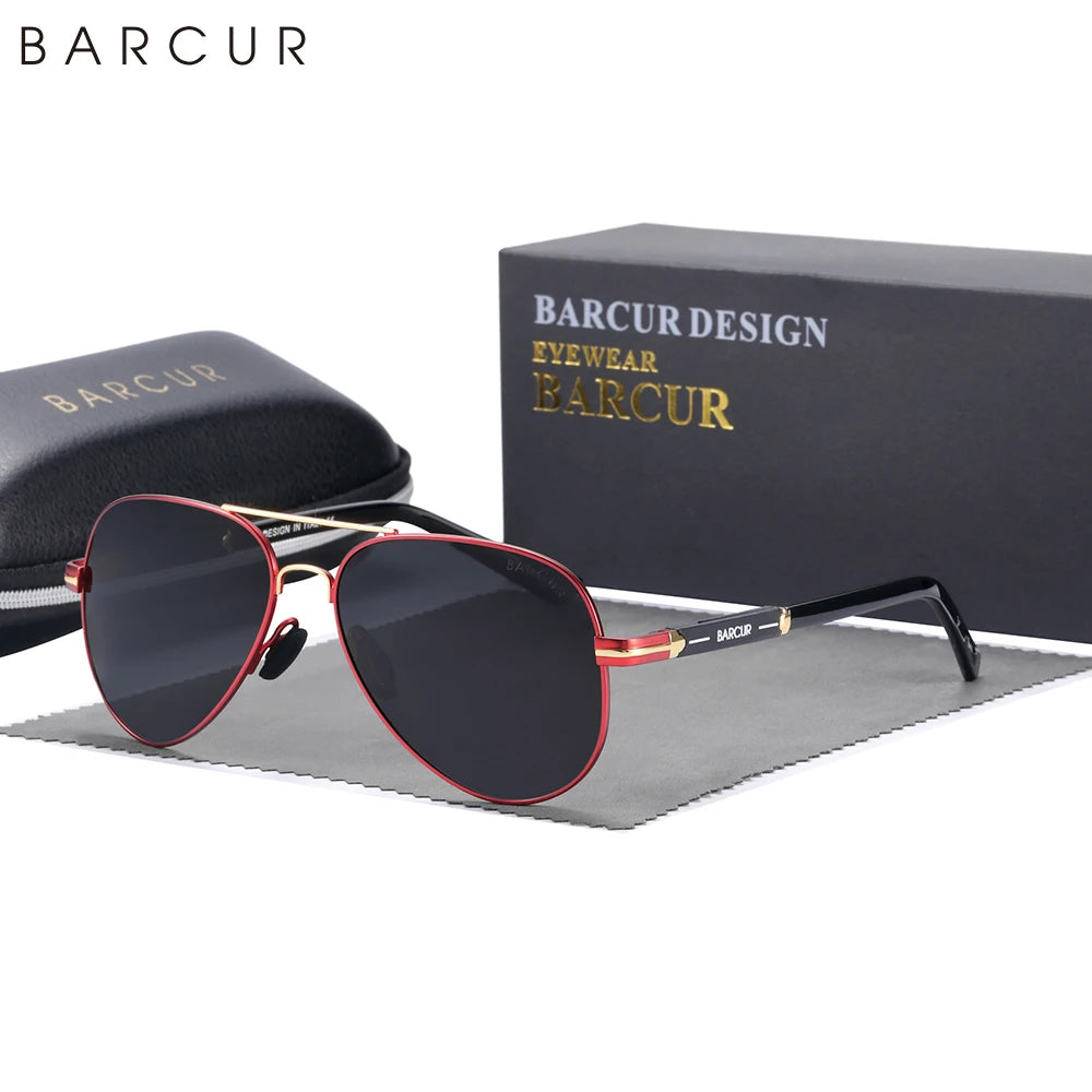Lunettes de soleil pilotes polarisées — conduite, pêche, randonnée, accessoires homme