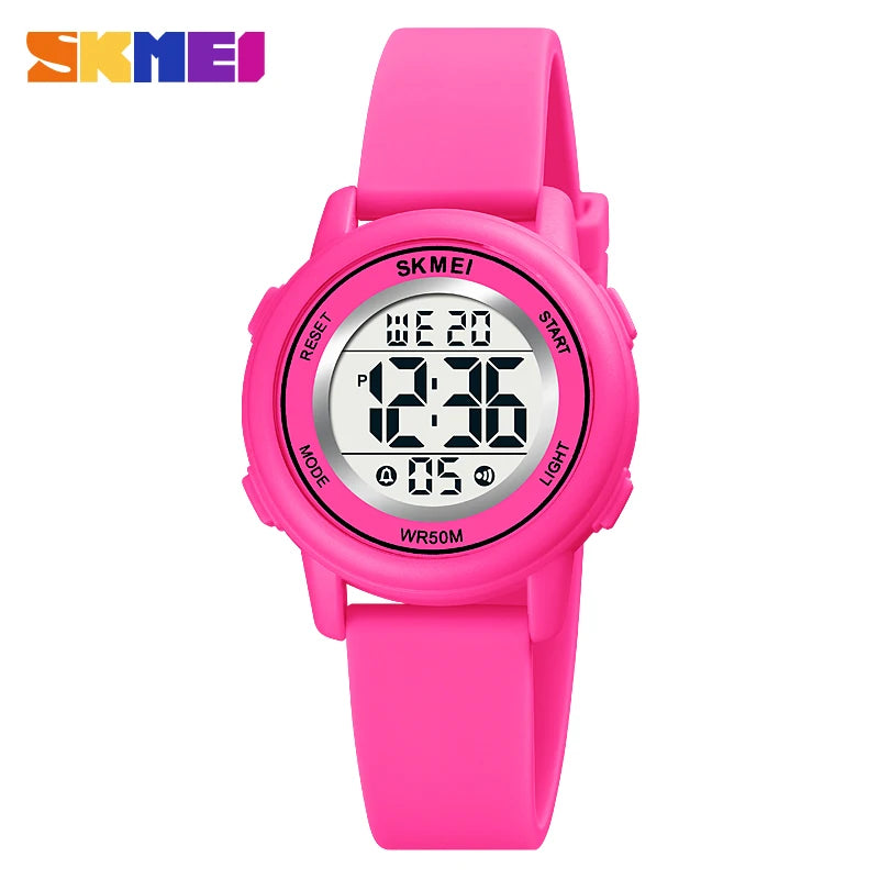 Montre enfant étanche sport colorée — numérique, antichoc, garçons et filles