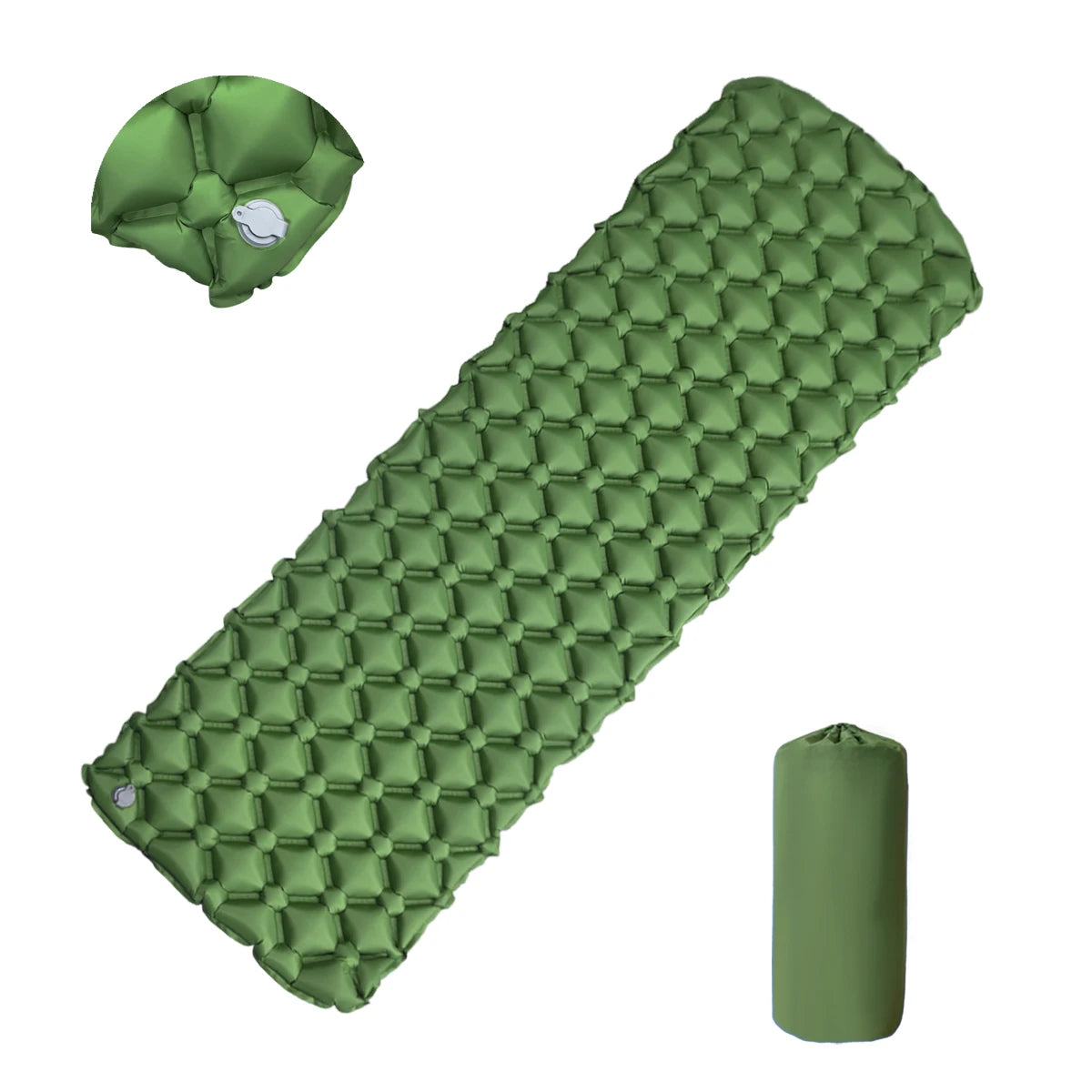 Tapis de couchage pliant pour Camping en plein Air, matelas gonflable de plage avec oreillers, tapis d'air ultraléger pour voyage et randonnée, nouveau