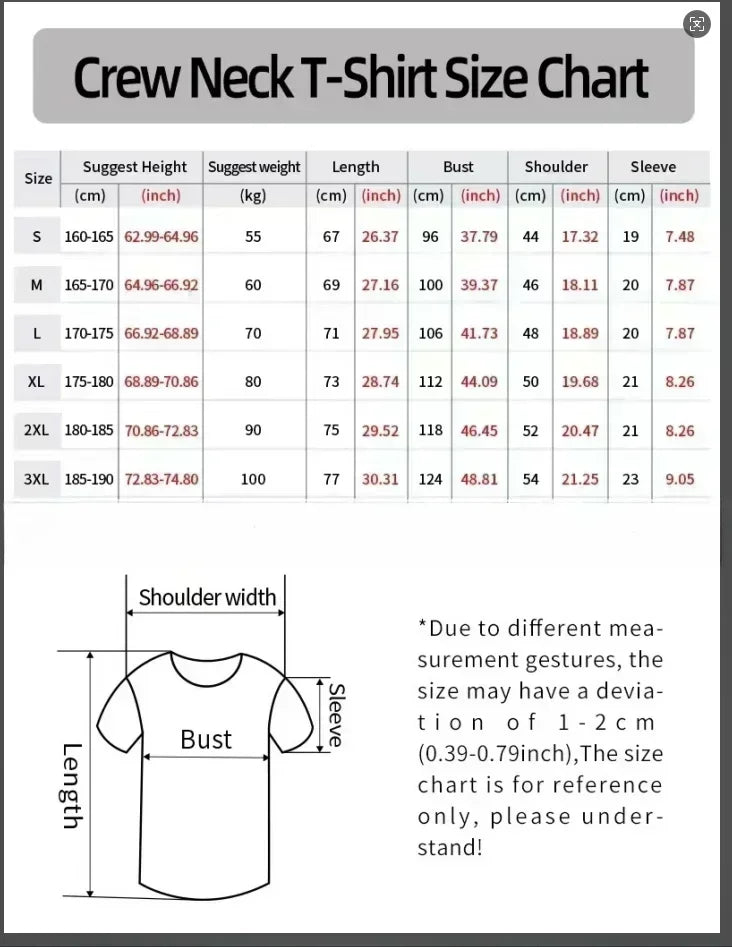 T-shirt Imprimé Pour Hommes T-shirt Décontracté En Coton T-shirt Pour Manches Courtes Et Col Rond Pour Femmes Confort De Vacances