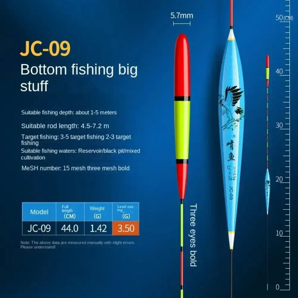 Triangular tail fishing float, high buoyancy, high quality, stable, high sensitivity, vertical buoy, composite feature