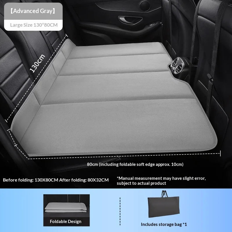 Matelas de voiture, lit de voyage, matelas pneumatique portable, siège arrière, camping, voyage en voiture, convient aux SUV, berlines, camions, pompe électrique, camping, coche