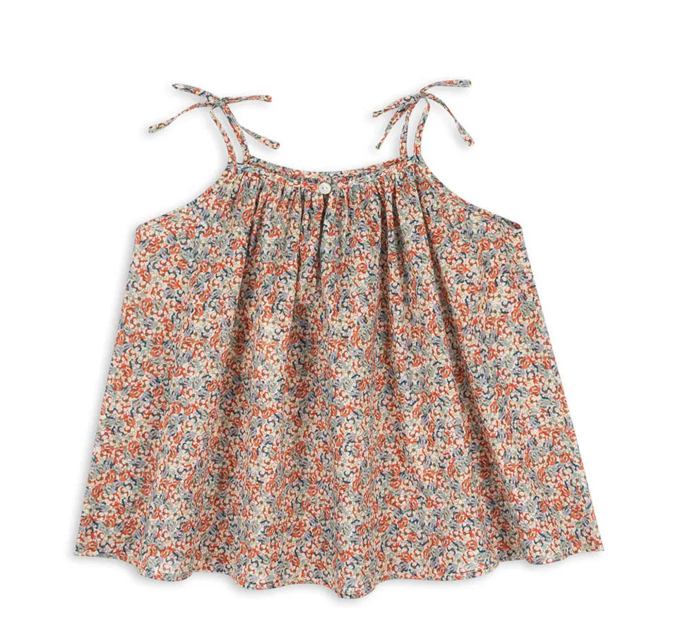 Robes d'été en coton pour bébés filles 2026 — débardeurs à imprimé floral, t-shirts, shorts, ensembles enfants