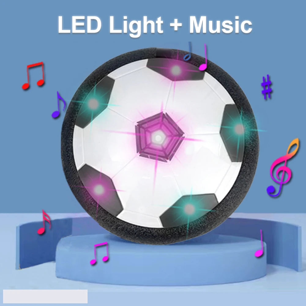 Balón de fútbol LED flotante, balón de entrenamiento de potencia aérea, juego de fútbol para interiores y exteriores, juguetes deportivos, regalos de cumpleaños para niños, fútbol