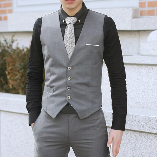 Blazer de glaseado para hombre, chaleco formal de negocios, esmoquin informal, ajustado, abrigo de ix, completamente nuevo