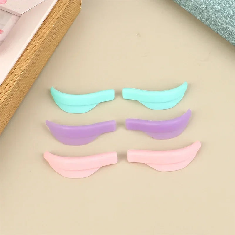 7 Pairs Silicone Eyelash Curler Eyelash Perm Pads Eyelash Lift Protective Pads Reusable Eyelash Lifting Tools