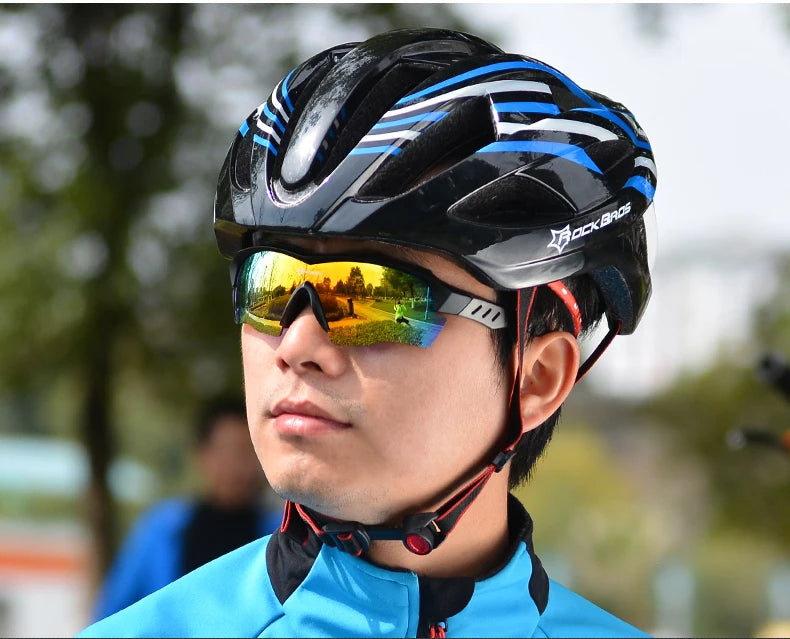 Lunettes de soleil sport cyclisme polarisées — route, VTT, équitation, protection, 5 lentilles