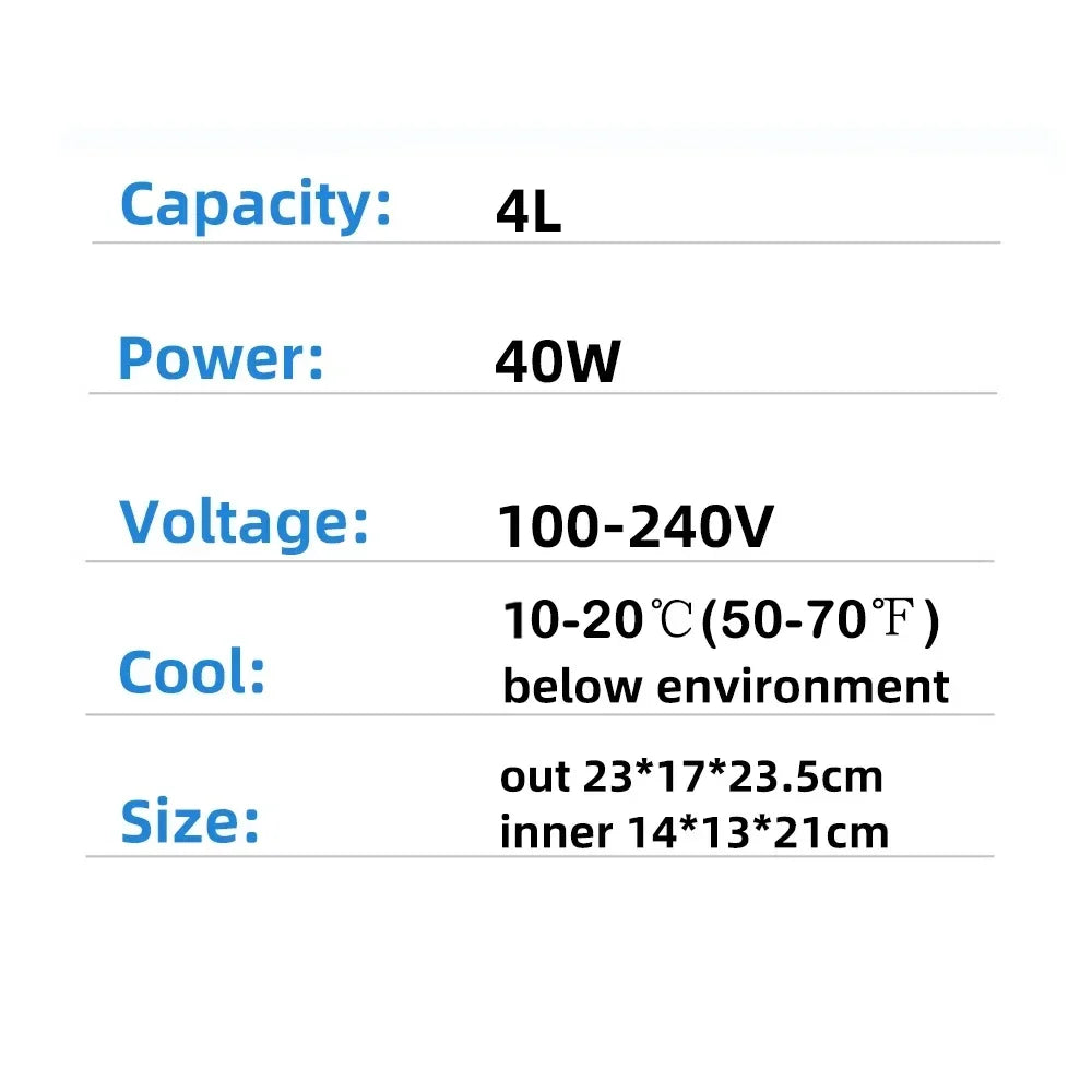 Mini Réfrigérateur à Température Constante, 4l, 12V/220V, miles, Refroidisseur, Réchauffeur, Indispensable, Préservation des Soins de la Peau pour la Maison et la Voiture