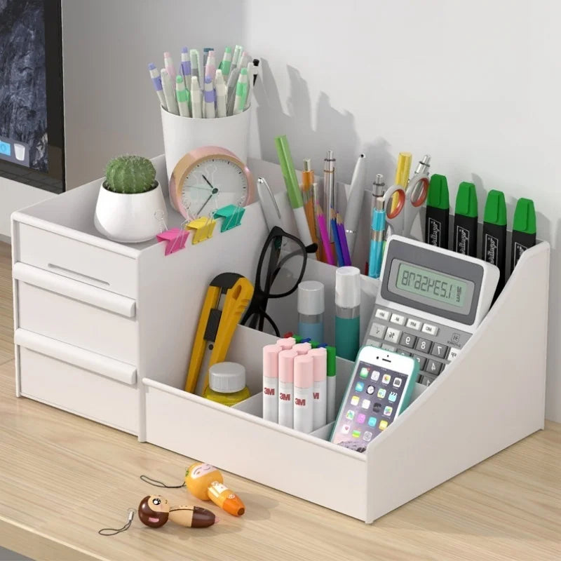 Boîte de rangement de cosmétiques de style tiroir de bureau, coiffeuse, étagère, boîte de rangement de fichiers