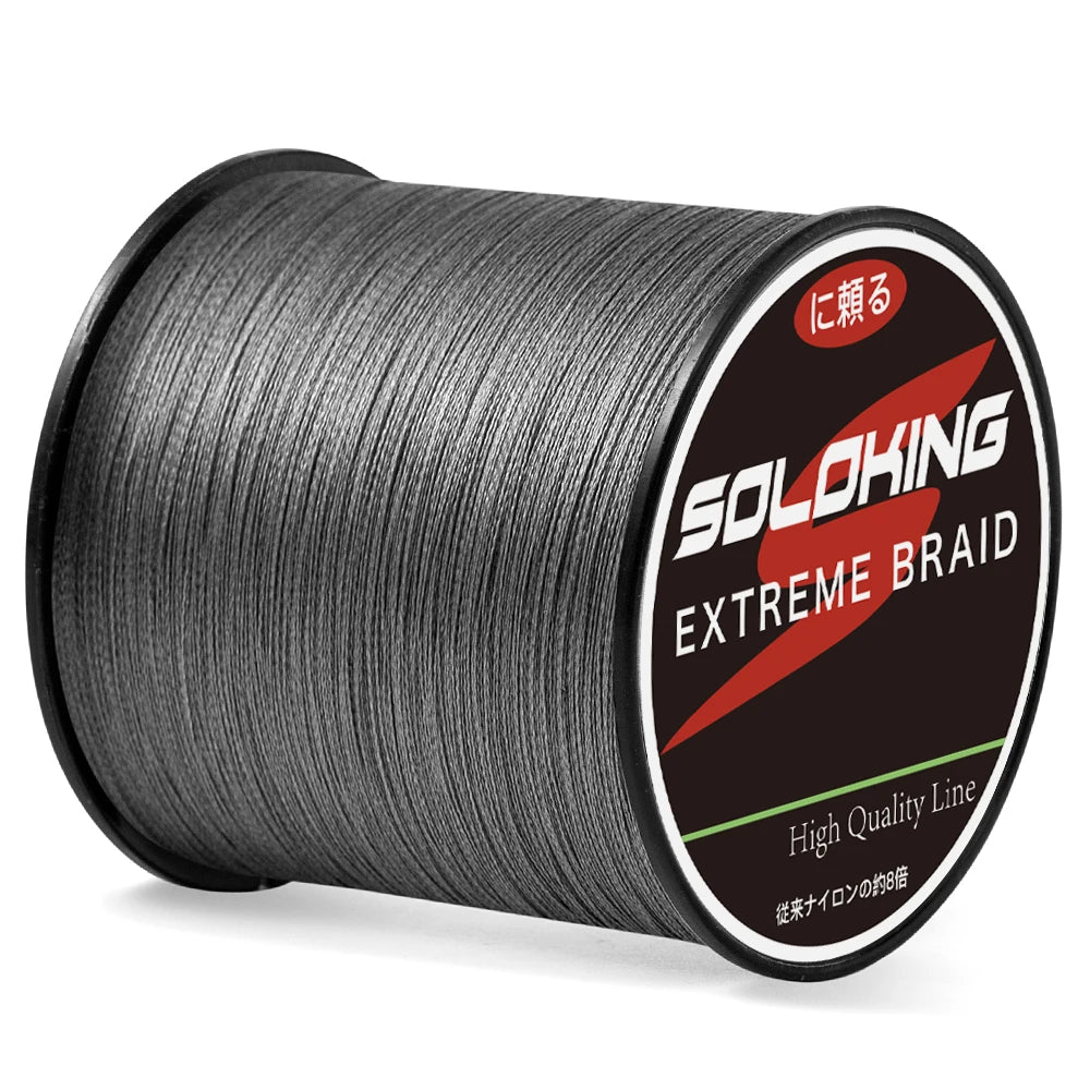 SOLOKING 300M PE tressé ligne de pêche 10LB-80LB Super fort japonais Multifilament mer ligne de pêche carpe truite bar ligne