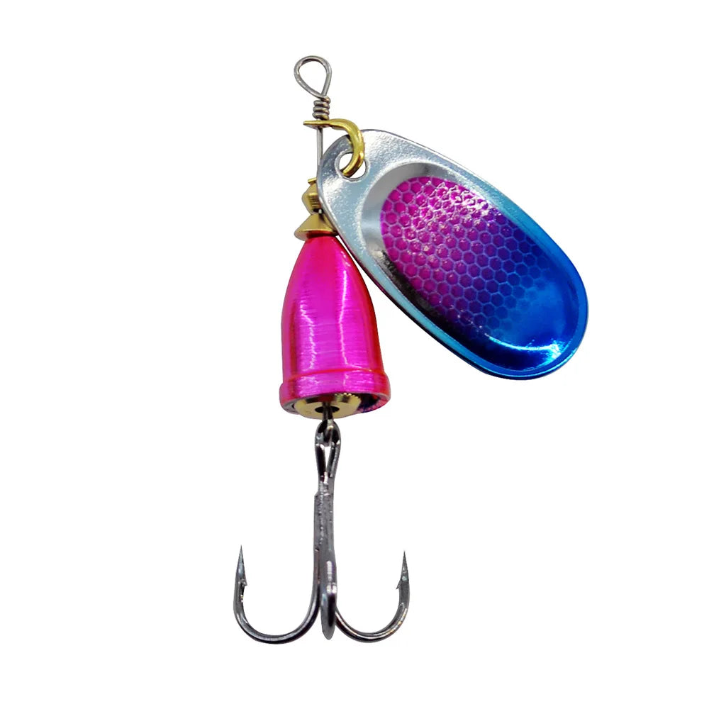 Leurre de pêche Spinner appât cuivre cloche artificielle métal leurres 8g composé appâts Rotation paillettes 1 pièce vente