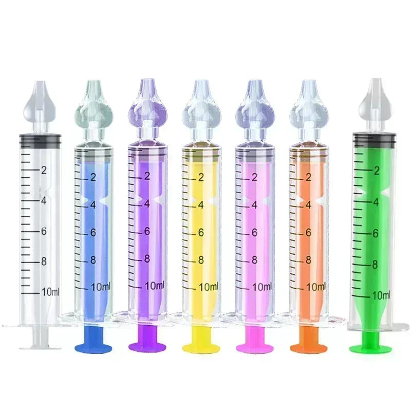 Rhinite irrigateur Nasal lavage pour enfants Silicone bébé aspirateur Nasal seringue bébé nez nettoyant enfants laveuse nasale réutilisable