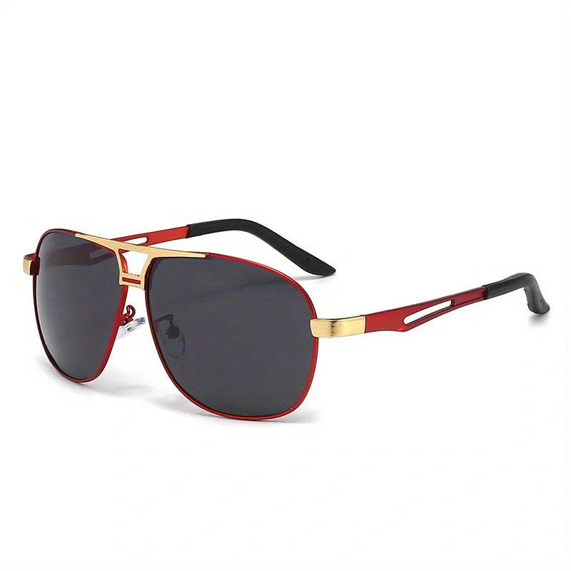 Lunettes De Soleil dégradées De mode pour hommes, grande monture, pilote, Design Anti-reflet, Lunette De Soleil Homme UV400