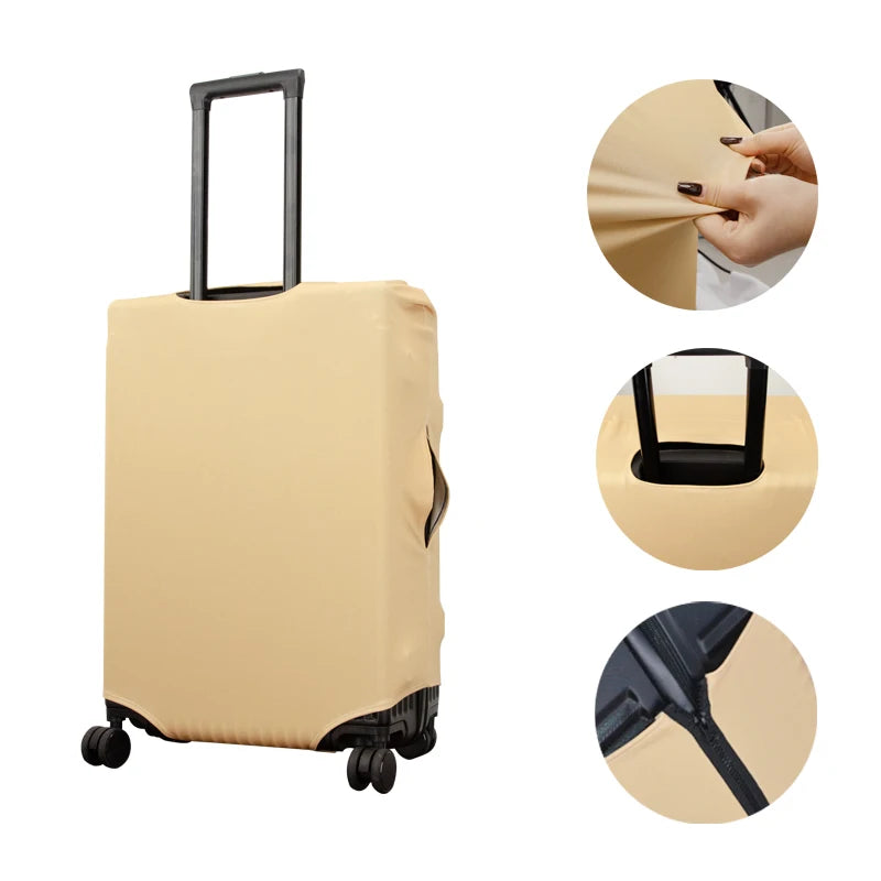 Footprint ball print luggage cover, fire trolley luggage protector for men and boys, travel accessories, elastic luggage cover