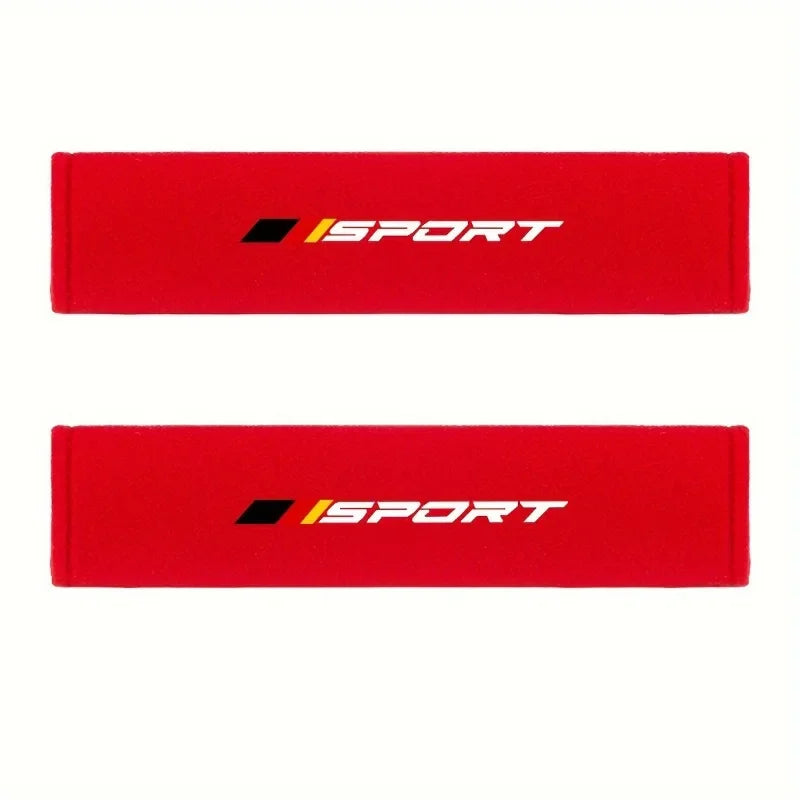 Cojines suaves y cómodos para cinturón de seguridad de coche, 2 piezas, cojines personalizados para cinturón de seguridad y