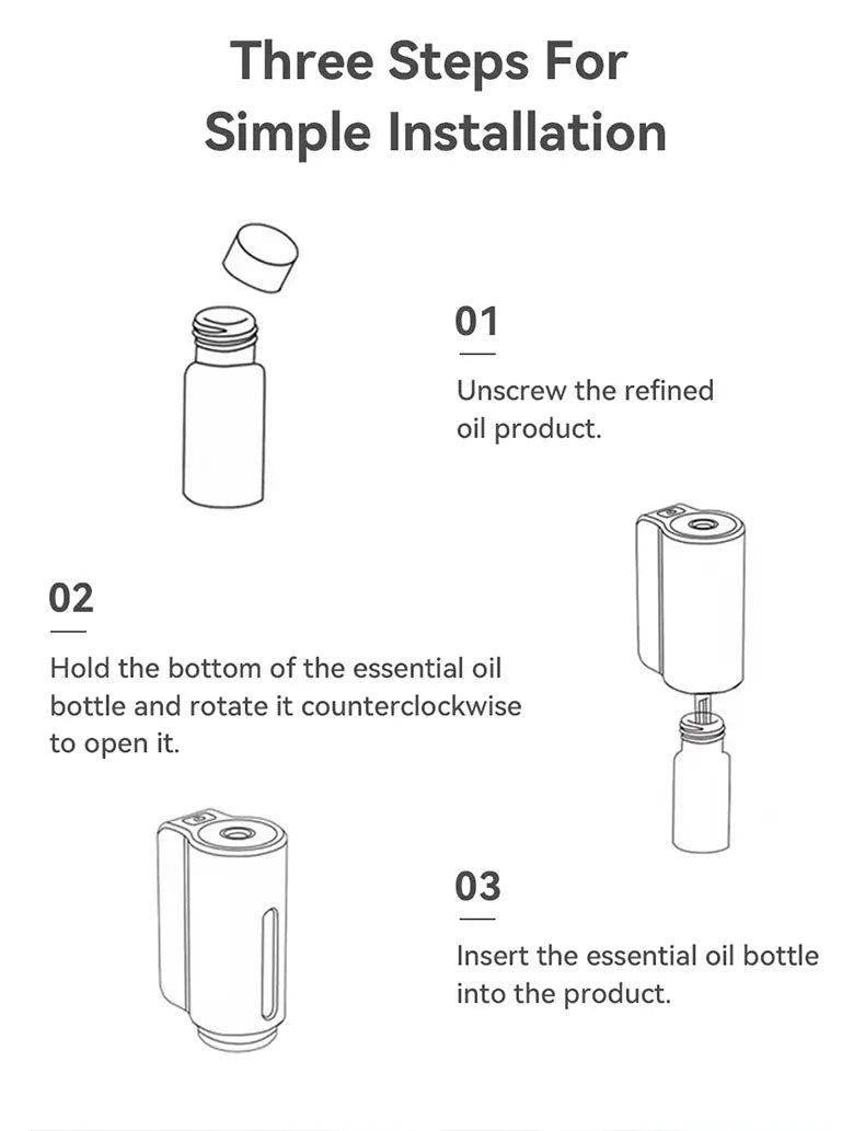 Diffuseur d'air électrique pour voiture, humidificateur d'arôme pour ventilation de voiture, brume d'aromathérapie, désodorisant pour enlever les odeurs, accessoires de voiture