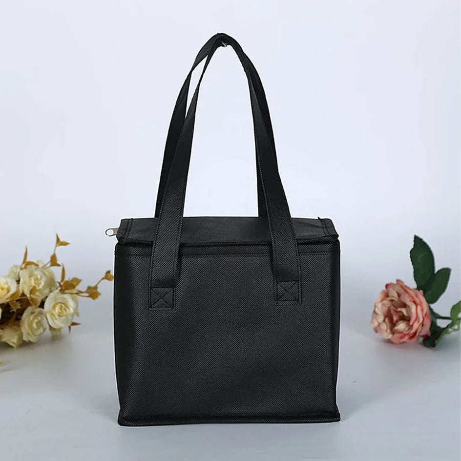 Sac isotherme Portable pour déjeuner, isolation pliante, sac de glace pour pique-nique, sac thermique pour aliments, porte-boissons, sacs isolés, sac de livraison de bière