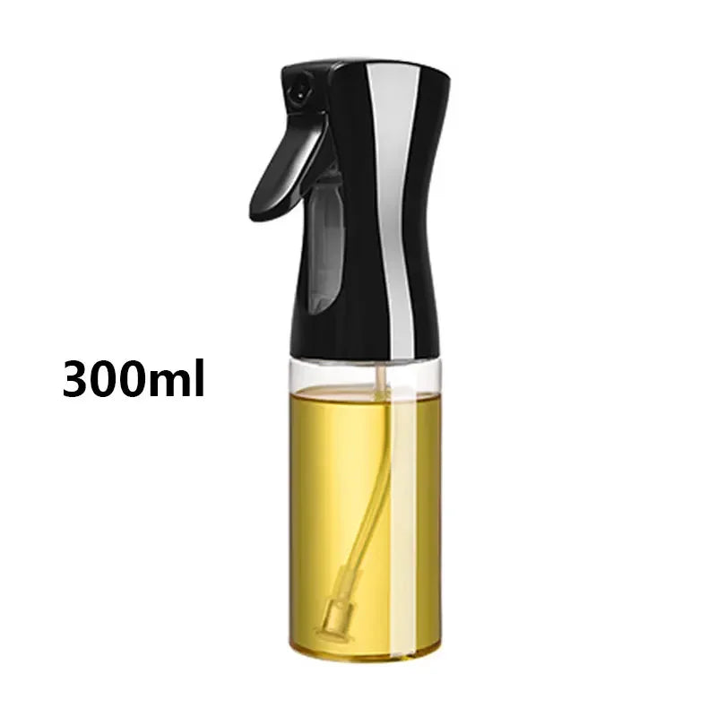Botella pulverizadora de aceite de oliva para barbacoa, pulverizador de aceite de oliva de plástico, botella vacía, botella de vinagre o brocha de aceite, 200/300/500ml