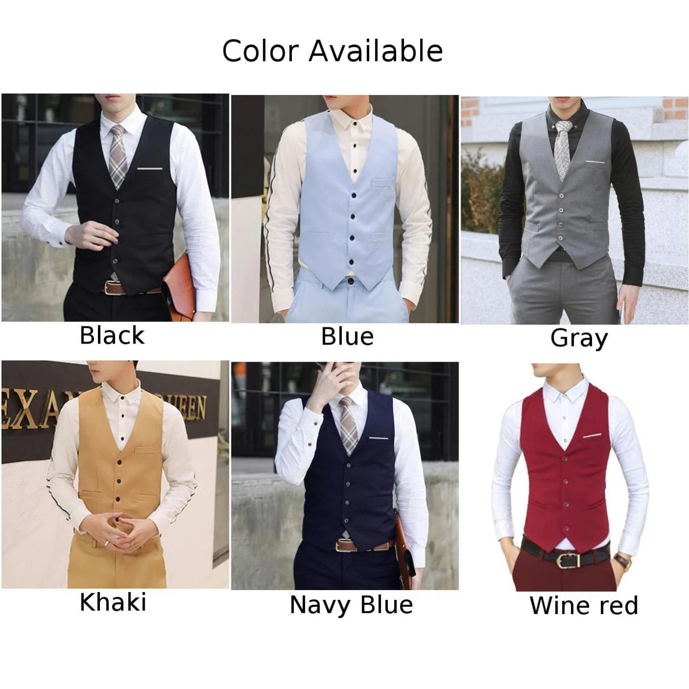 Blazer gilet formel pour homme — smoking décontracté, slim, tout neuf