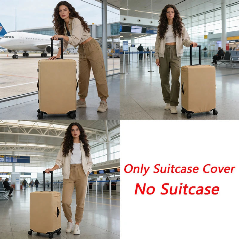 Footprint ball print luggage cover, fire trolley luggage protector for men and boys, travel accessories, elastic luggage cover