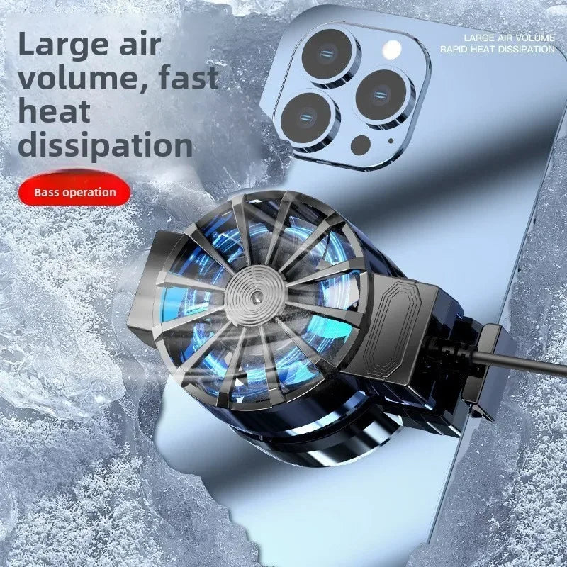Kanlennys Room X16 — Mini Ventilateur Refroidissement Téléphone USB Universel