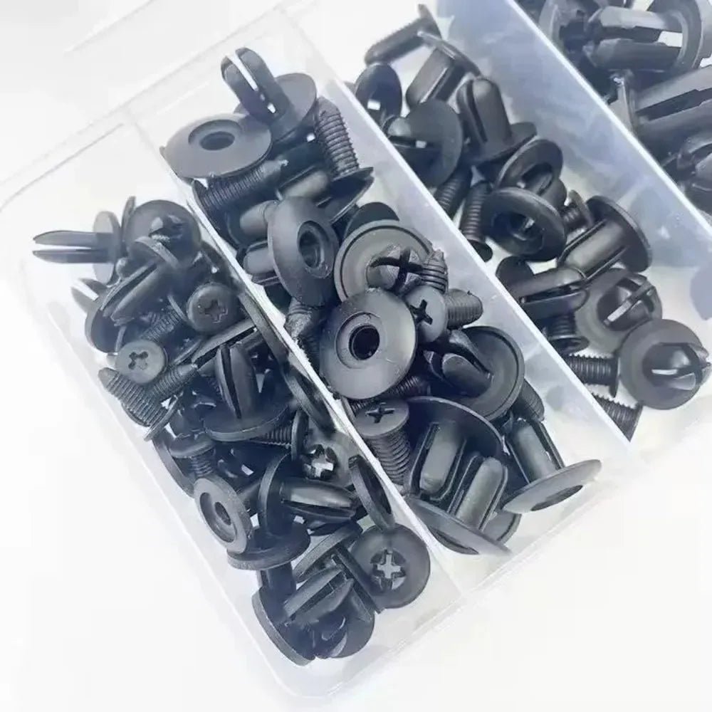 Nouveaux Clips de fixation automatiques, goupille de retenue mixte pour carrosserie de voiture, Rivet, Kit de fixation de panneau de garniture de porte de pare-chocs, outils de retenue de Clips de voiture