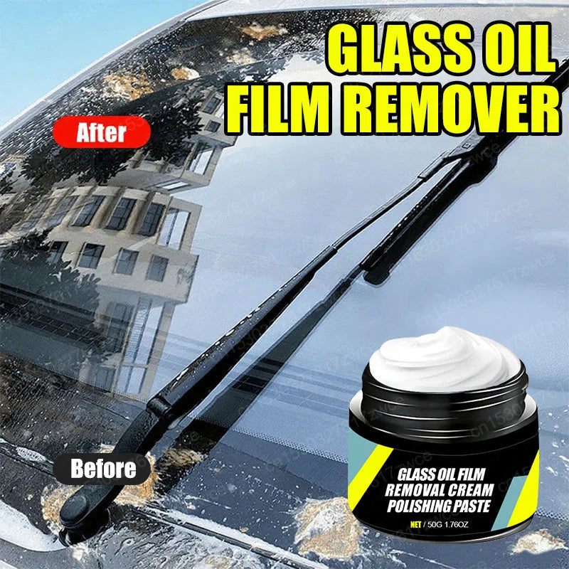 Kit de revestimiento de barniz de vidrio para coche, pasta para quitar película de aceite del parabrisas, repelente al agua, kits de limpieza hidrofóbicos anti-lluvia