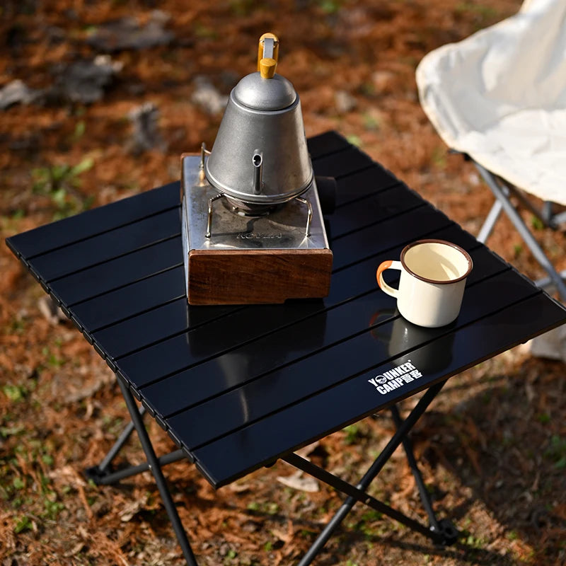 Table pliante d'extérieur, légère et Portable, pour Camping pique-nique, rouleau d'œufs, voyage sur route, petite Table ultralégère en alliage d'aluminium