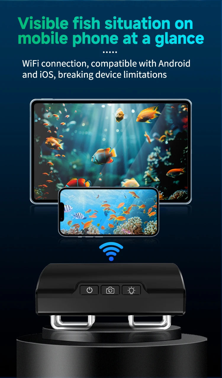 Caméra de Pêche WiFi Dodosee — Vision Sous-Marine HD