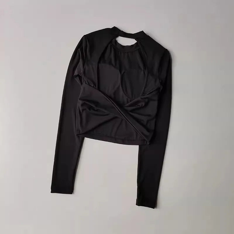 T-Shirt Sport Dos Nu Femme — Yoga Amincissant Séchage Rapide Moulant