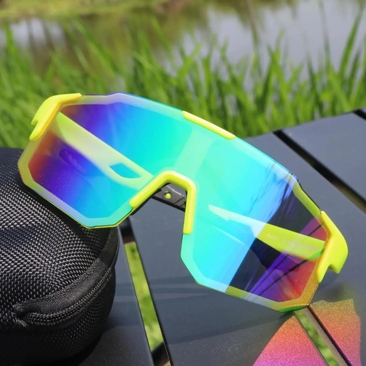Nouvelles lunettes de soleil de cyclisme grand cadre UV400 nuances Protection UV Sports de plein air coupe-vent Anti-Ultraviolet randonnée lunettes d'escalade
