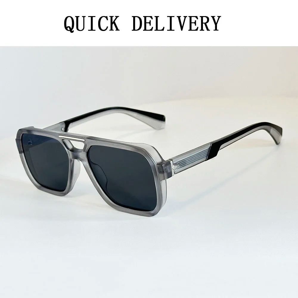 Lunettes de soleil de vacances pour hommes vintage — femmes, extérieur, tendance, crème solaire, livraison directe