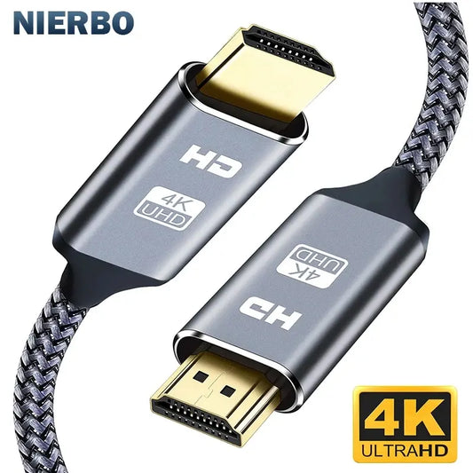 Câble HDMI 2.0 4K 60Hz — Ethernet haute vitesse, HDR, compatible PS4/PS3/Xbox/Fire TV, 3-10 pieds