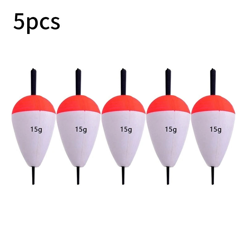 Flotteurs de pêche en mousse EVA 5 pièces — bouées, appâts, 2g à 60g, accessoires pêche