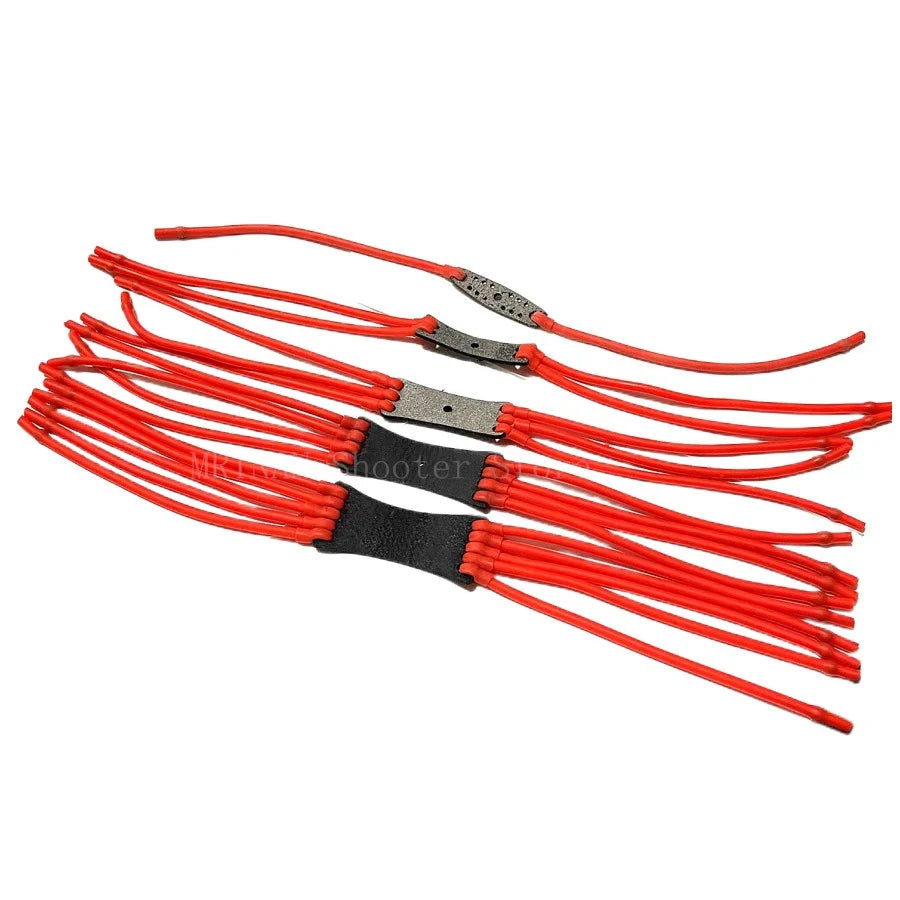 Fronde bande élastique en cuir élastique Latex puissant catapulte remplacement chasse en plein air tir Tube fronde élastique