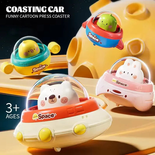 Jouet Voiture Inertie Pullback Bébé — Puzzle Garçons Filles Maternelle Cadeau