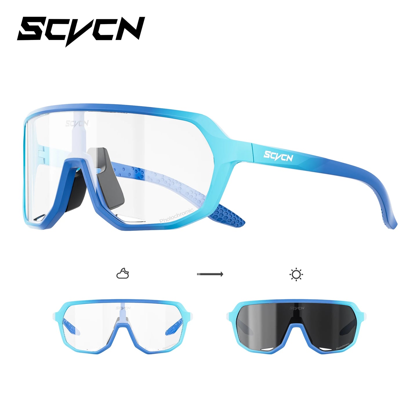 Lunettes de Soleil Sport UV400 — Vélo, Randonnée & Escalade Homme Femme