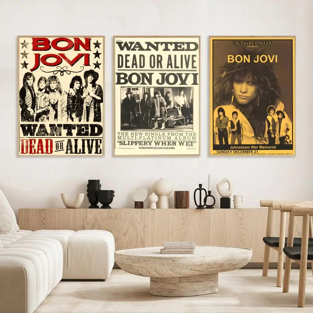B-Bon J-JoviS regalos de vacaciones decoración diseñada para el hogar Restaurante oficina espacio arte de pared