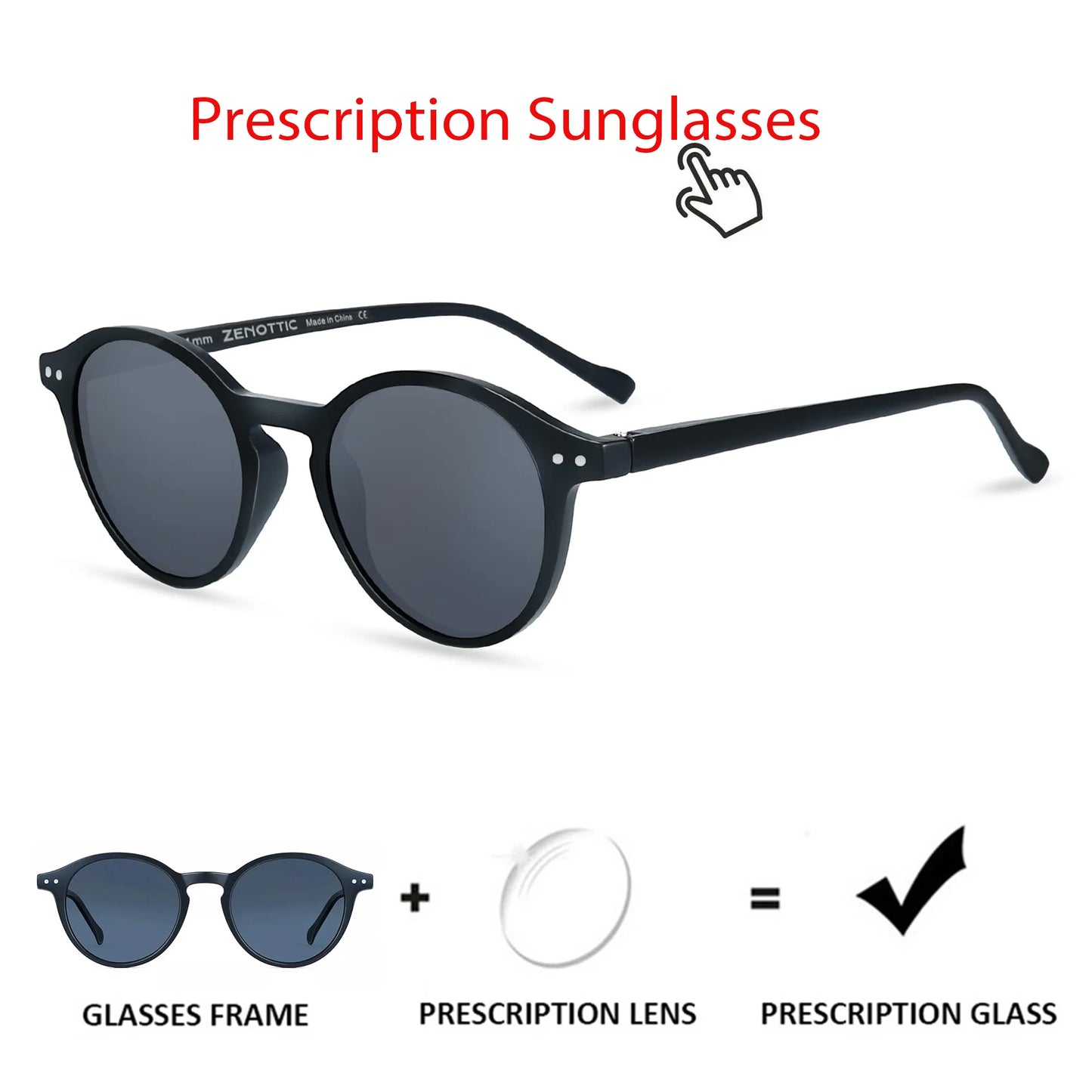 Lunettes de soleil polarisées circulaires rétro 2026 — petites rondes, UV400, vintage, hommes femmes
