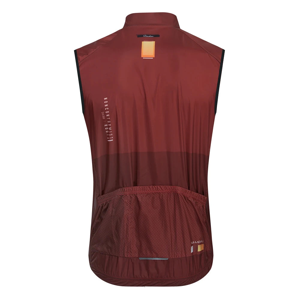 Gilet de cyclisme sans manches en maille — maillot de corps, coupe-vent, vêtements de moto